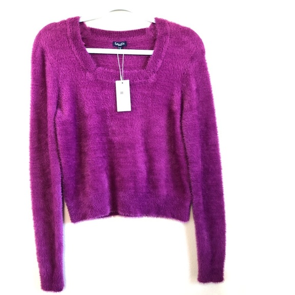 Splendid Fuzzy Soft Pullover Sweater - Picture 1 of 7